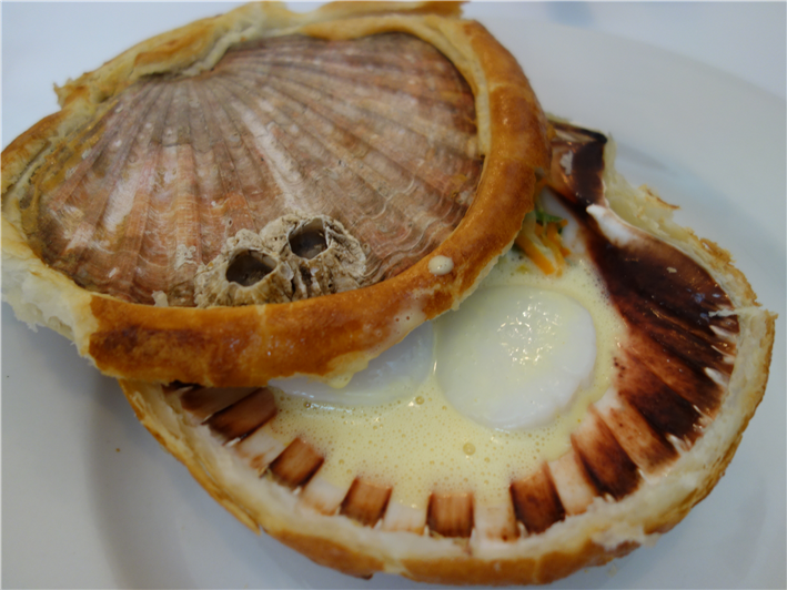 baked scallop